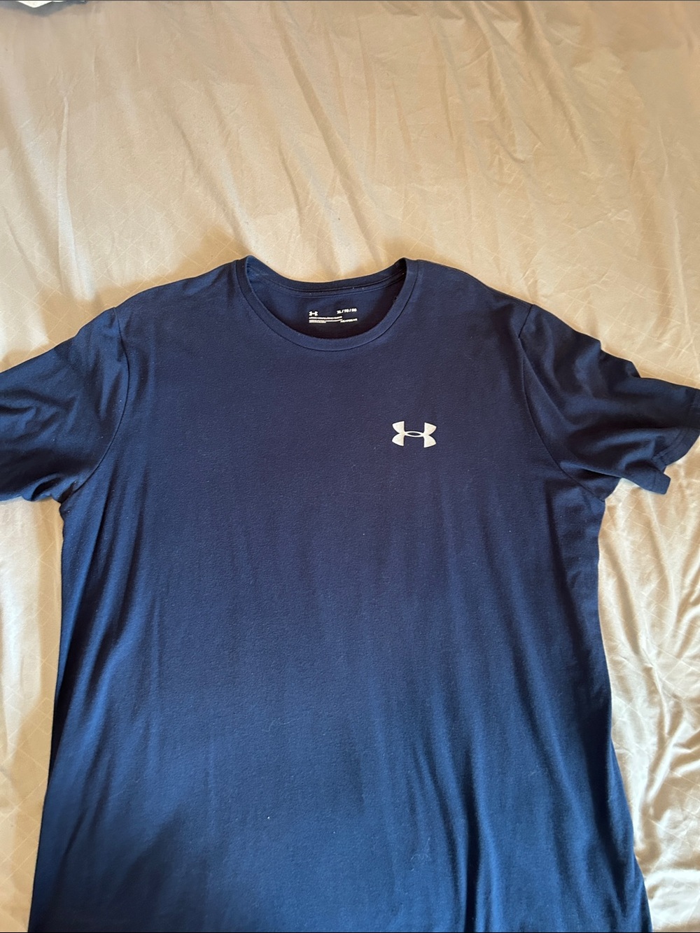Under Armour Men's Navy Crew Neck Performance Tee